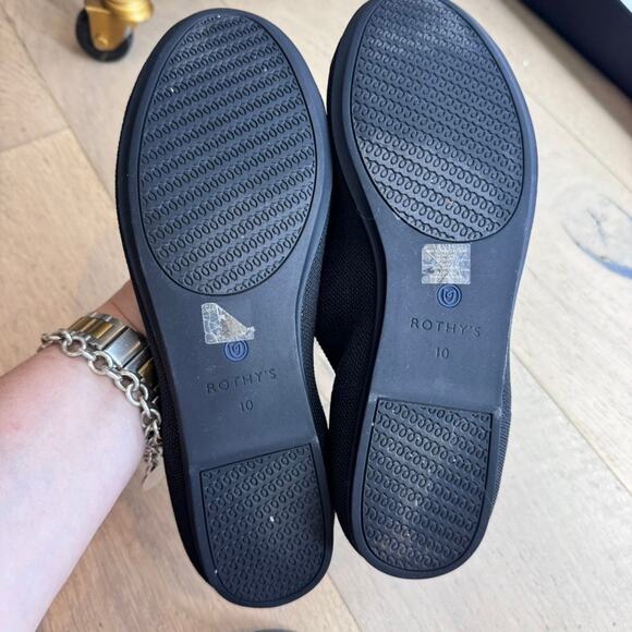 Rothy's The Flat Black Solid Size 10 - Picture 5 of 8